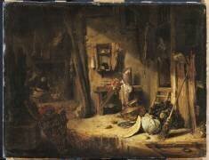 Intérieur d'une cuisine rustique (Willem Kalf) - Muzeo.com