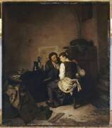 Intérieur rustique ou Le bon ménage (Cornelis Pietersz Bega) - Muzeo.com