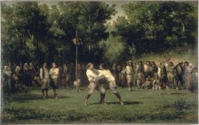 Jour de fête en Cornouailles (Adolphe-Pierre Leleux) - Muzeo.com