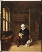 La Chercheuse de poux (Abraham de Pape) - Muzeo.com