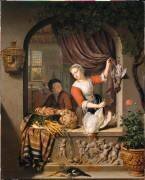 La Cuisinière (Willem van Mieris) - Muzeo.com