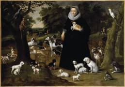 La Dame aux chiens (anonymous) - Muzeo.com