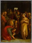 La femme adultère (Frans Francken the Elder) - Muzeo.com