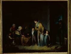 La leçon de bienfaisance (Henri-Nicolas van Gorp) - Muzeo.com