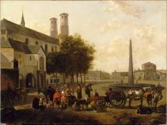 La marchande de légumes (Gerrit Berckheyde) - Muzeo.com