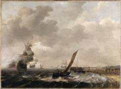 La mer au Helder (Ludolf Backhuysen) - Muzeo.com