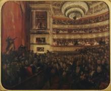 La première d'Hernani (Albert Besnard) - Muzeo.com