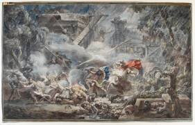 La Prise d'Agrigente par les Carthaginois (Louis Jean Desprez) - Muzeo.com