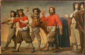 La procession du boeuf gras, dit aussi La fête du vin (Maître des Cortèges) - Muzeo.com