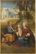 La Sainte Famille dans un paysage (Maître des Douze Apôtres ou...) - Muzeo.com