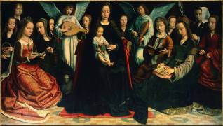 La Vierge et les Saintes (Gérard David) - Muzeo.com