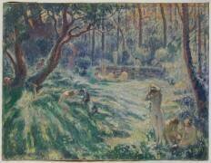 Le bain des nymphes (Henri Lebasque) - Muzeo.com