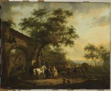 Le départ du convoi (Jean Duplessis-Bertaux) - Muzeo.com