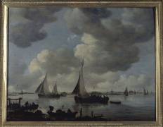 Le départ pour la pêche (Jan van Goyen) - Muzeo.com