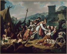 Le Dévouement de Monseigneur de Belzunce durant la peste de Marseille en 1720 (Nicolas André Monsiau) - Muzeo.com