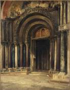 Le portail central de Saint-Marc de Venise (Albert Maignan) - Muzeo.com