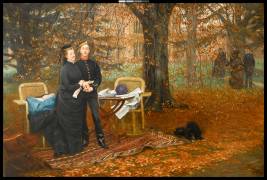 Le Prince impérial et sa mère (James Tissot) - Muzeo.com