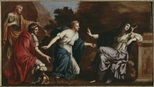 Le Renoncement de Louise de la Vallière (Jean Nocret) - Muzeo.com