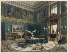Le salon de la vénerie chez le comte Edgar Ney (Eugène Edouard Soulès) - Muzeo.com