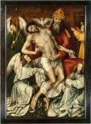 Le Trône de Grâce ou la Sainte Trinité avec Dieu le fils soutenu par Dieu le Père (Colijn de Coter) - Muzeo.com