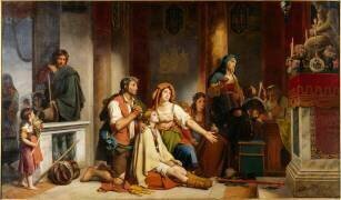 Le Voeu à la Madone (Jean Victor Schnetz) - Muzeo.com