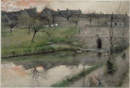 L'étang de Gretz-sur-Loing (Carl Larsson) - Muzeo.com