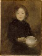 l'enfant à la soupière (Eugène Carrière) - Muzeo.com