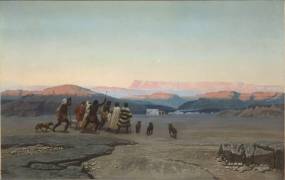 Les Bergers conduits par l'étoile se rendent à Bethleem (Octave Penguilly l'Haridon) - Muzeo.com