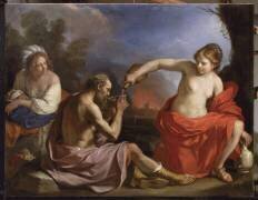 Loth et ses filles (Guercino) - Muzeo.com