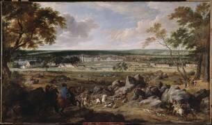 Louis XIV à la chasse à Fontainebleau (Adam Frans van der Meulen) - Muzeo.com