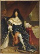 Louis XIV, roi de France (1638-1715), tenant le plan de la maison royale de Saint-Cyr (Nicolas René Jollain the...) - Muzeo.com