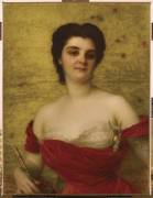 Madame Eugène Gaillard, née Lepic (Ernest Hébert) - Muzeo.com