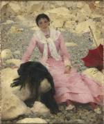 Madame Fernande Mathey (1857-1941), femme de l'artiste (Paul Mathey) - Muzeo.com