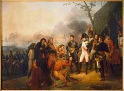Napoléon Ier devant Madrid, l'Empereur recevant une députation de la ville, 3 décembre 1808 (Carle Vernet) - Muzeo.com