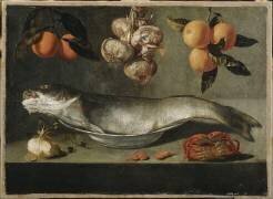Nature morte au poisson (Baltazar Gomes Figuera) - Muzeo.com