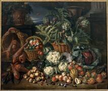 Nature-morte : légumes et fruits (Pieter Snyers) - Muzeo.com