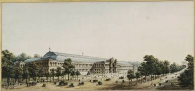 Palais de l'Industrie : vue perspective (Max Berthelin) - Muzeo.com