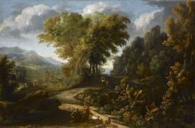 Paysage (Crescenzio Onofrio (attribué...) - Muzeo.com