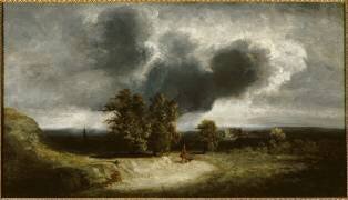 Paysage des environs de Paris (Georges Michel) - Muzeo.com
