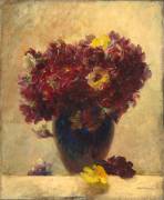 Pensées dans un vase (Achille Cesbron) - Muzeo.com