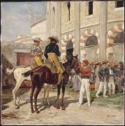 Picador à l'entrée des Arènes (Henri-Achille Zo) - Muzeo.com