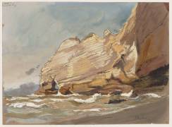 Porte du nord à Etretat (Eugène Isabey) - Muzeo.com