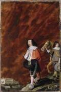 Portrait de gentilhomme sur fond de paysage italien (Wolfgang Heimbach) - Muzeo.com