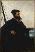 Portrait de Jacques Cartier (Auguste-Charles Lemoine) - Muzeo.com