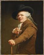 Portrait de l'artiste sous les traits d'un moqueur (Joseph Ducreux) - Muzeo.com