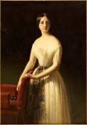 Portrait d'Eugénie Saint-Amand, seconde femme de l'artiste (Claude-Marie Dubufe) - Muzeo.com