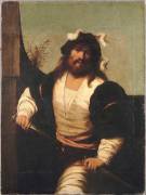 Portrait d'homme tirant son épée (Pietro della Vecchia) - Muzeo.com