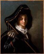 Portrait dit de la marquise de Moulins-Rochefort en costume vénitien (Jean-Baptiste Santerre) - Muzeo.com