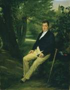 Portrait du général de Lafayette dans le parc du château de La Grange-Bléneau (Courpalay) (Louise Adéone Joubert) - Muzeo.com