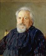 Portrait of Nikolay Leskov (Valentin Serov) - Muzeo.com